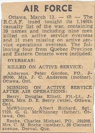 killed in active service
