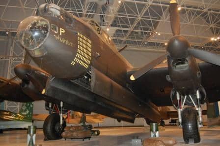 front of the lancaster