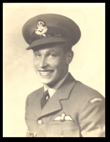 Official photo of P. Wilsher in his Pilot uniform