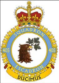 Crest of the 405 Vancouver Squadron